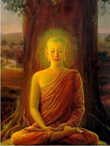 Buddha unter dem Bodhibaum