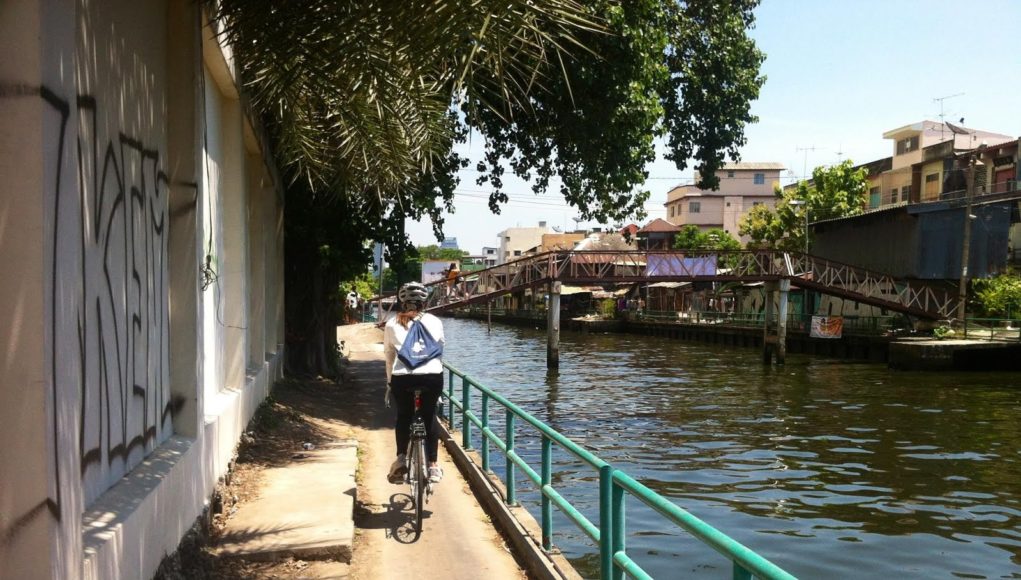 Fahrradtour entlang der Khlongs